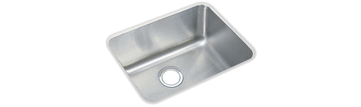 Elkay ELUH1814 Lustertone Classic Stainless Steel 20-1/2" x 16-1/2" x 7-7/8" Single Bowl Undermount Sink