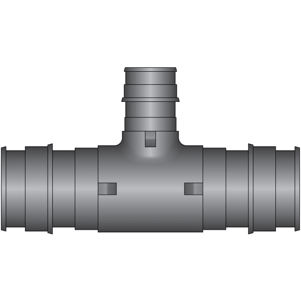 1-1/4" x 1-1/4" x 3/4" PEX Reducing Tee (Expansion(F1960)) - Composite