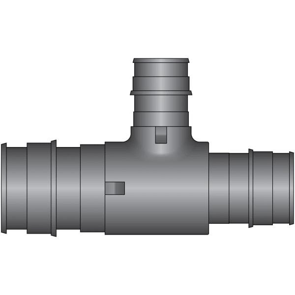 1-1/4" x 1" x 3/4" PEX Reducing Tee (Expansion(F1960)) - Composite