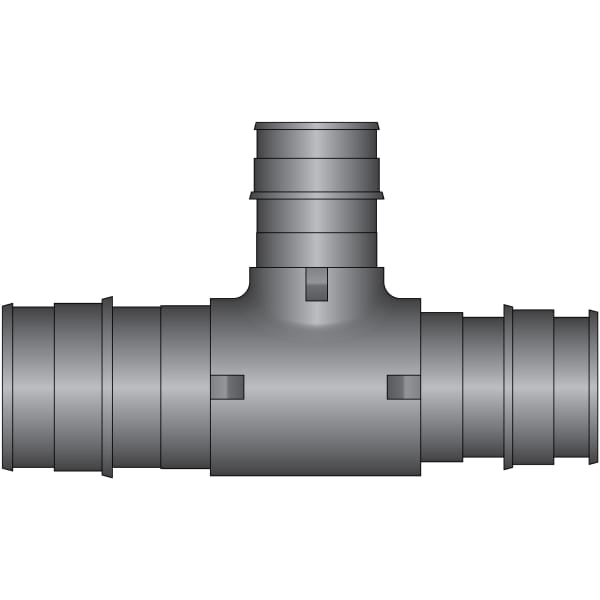 1-1/2" x 1-1/4" x 1" PEX Reducing Tee (Expansion(F1960)) - Composite