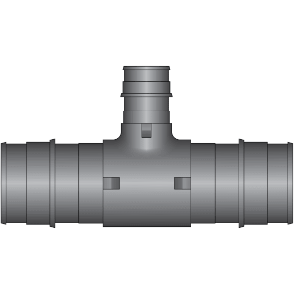 1-1/2" x 1-1/2" x 3/4" PEX Reducing Tee (Expansion(F1960)) - Composite