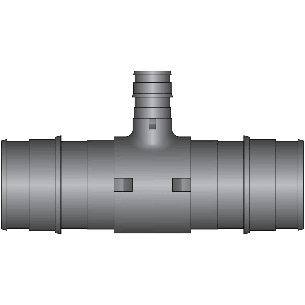 1-1/2" x 1-1/2" x 1/2" PEX Reducing Tee (Expansion(F1960)) - Composite