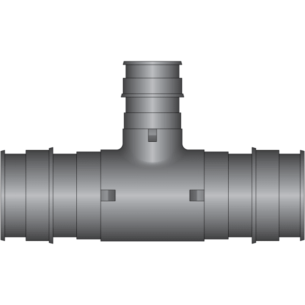 2" x 2" x 1-1/4" PEX Reducing Tee (Expansion(F1960)) - Composite