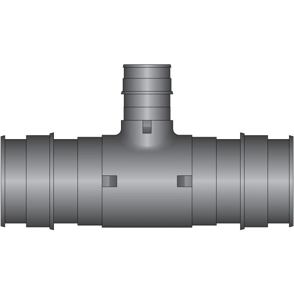 2" x 2" x 1" PEX Reducing Tee (Expansion(F1960)) - Composite