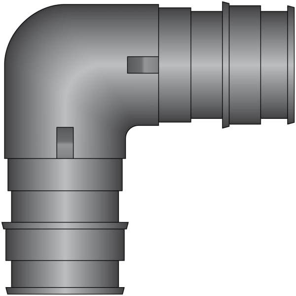 1-1/4" PEX 90° Elbow (Expansion(F1960)) - Composite