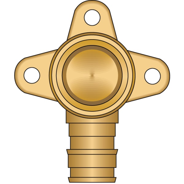 1/2" PEX Female Adapter (Expansion(F1960) x FIP) - Brass
