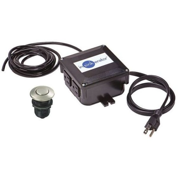 InSinkErator - SinkTop Switch™ (Air Switch) Satin Nickel - Dual Outlet
