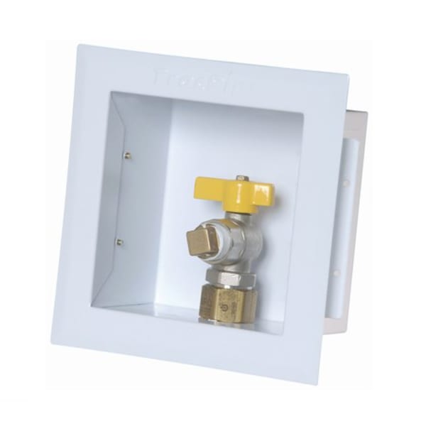 1/2" metal wall box auto flare connectio