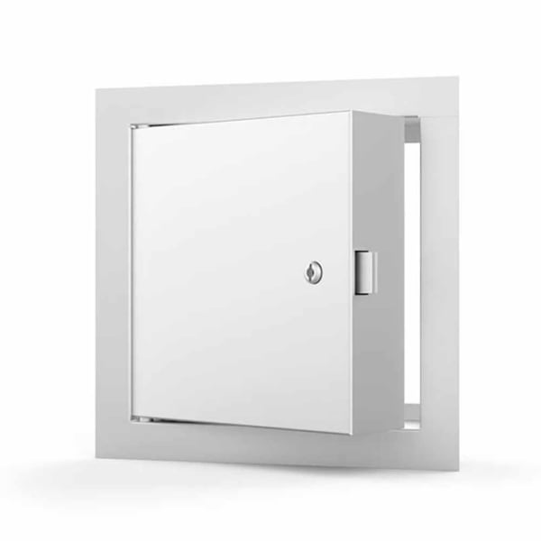 14" x 14" Fire Rated Insulated Recessed Door with Flange - Acudor