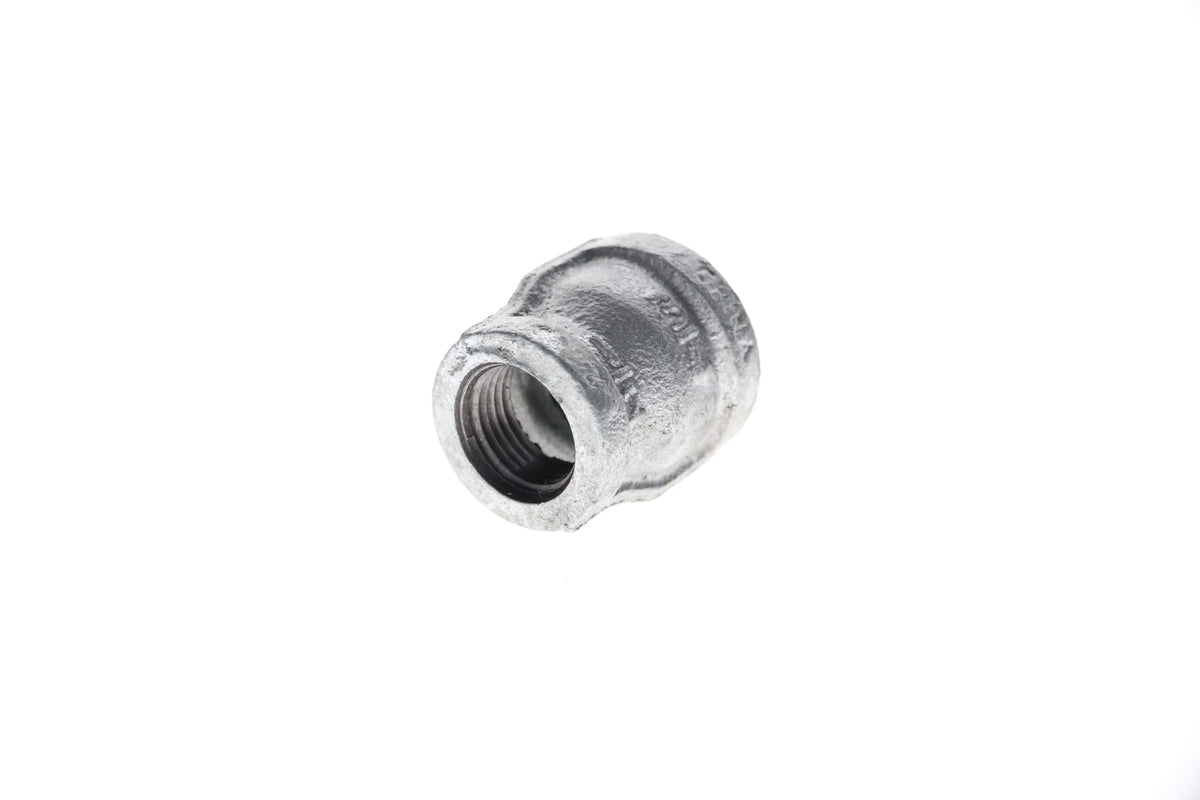 Mueller Streamline 1-1/2" x 3/4" - Galvanized Reducing Coupling