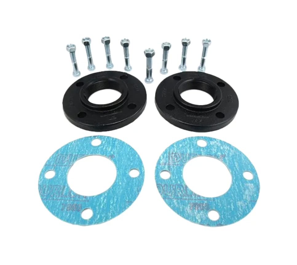 Grundfos 559601 Cast Iron 4-Bolt Pump Flange Set, 2-1/2" NPT (Pair)