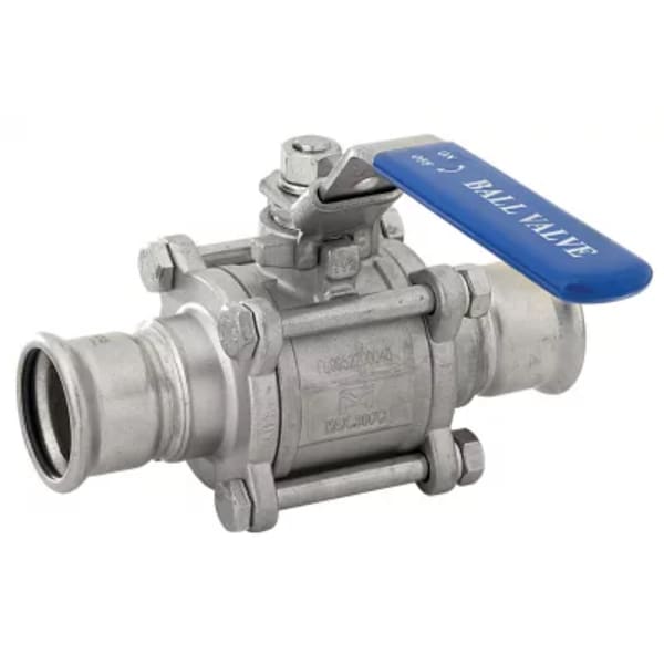 2" Ball Valve - 316 Stainless Steel - Press