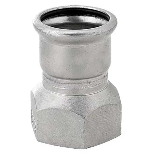 1-1/2x2" Female Adapter - 316 Stainless Steel - Press