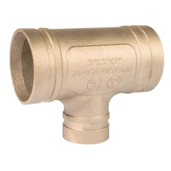 3" x 2-1/2" Tee (Reducing) - Copper - GR