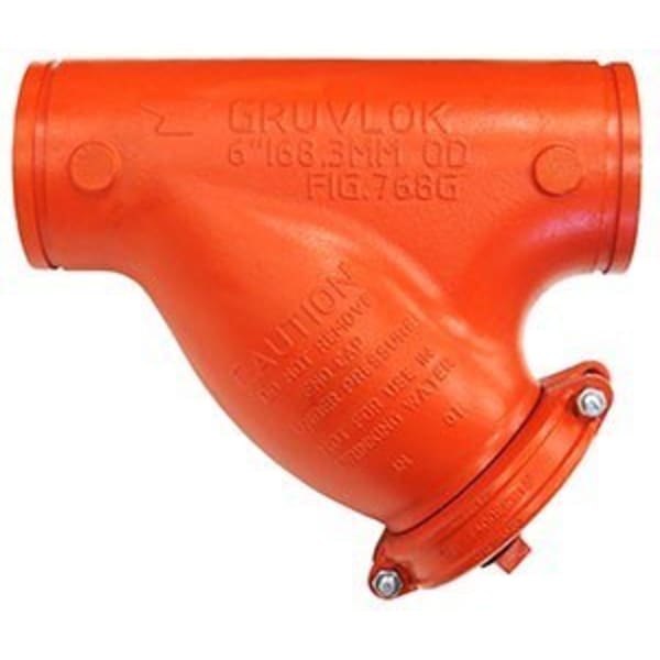 6" Wye Strainer - Painted - GR x GR