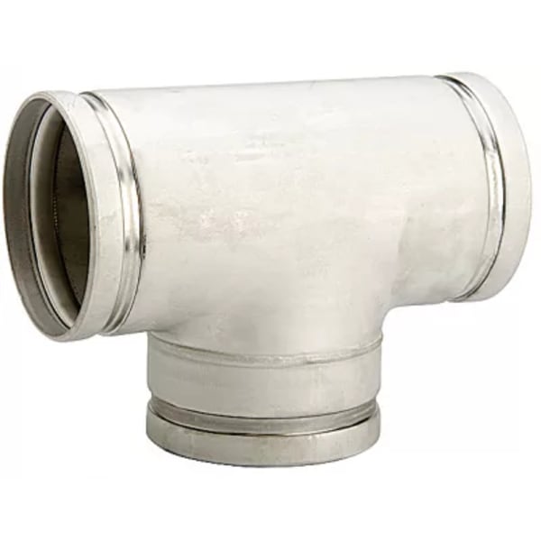 6" x 2" Tee - 304 Stainless Steel - GR x GR x GR