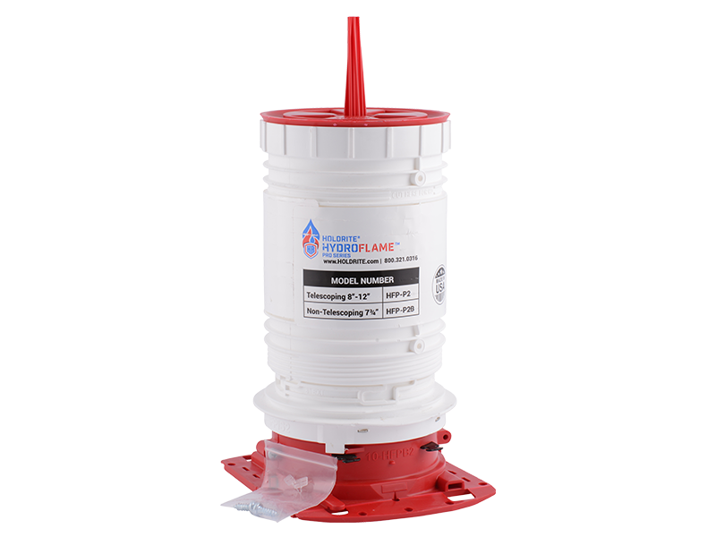 HoldRite HFP-P2 Telescoping Sleeve 1-1/4-in to 2-in Diameter 8-in to 12-in Height