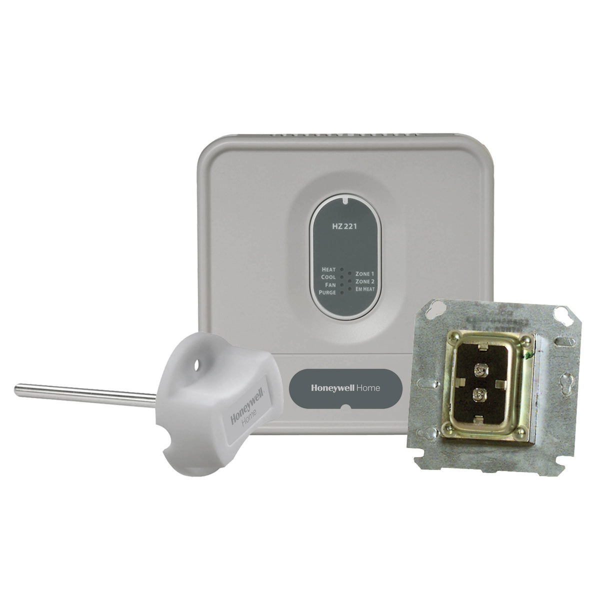 Honeywell Home HZ221K/U TrueZONE HZ221 Zone Panel Kit with Discharge Air Sensor and Transformer