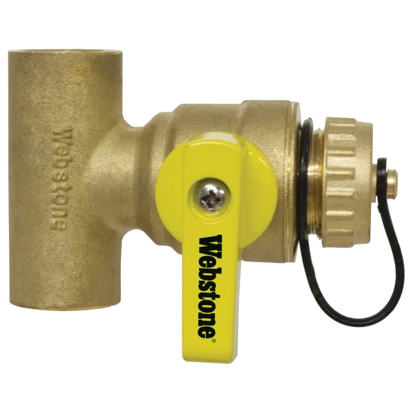 1" Sweat T-Drain Full Port