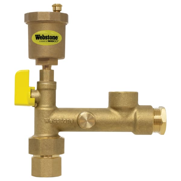 3/4" FIP Boiler Vent Valve Kit with Ports for PRV and LWCO