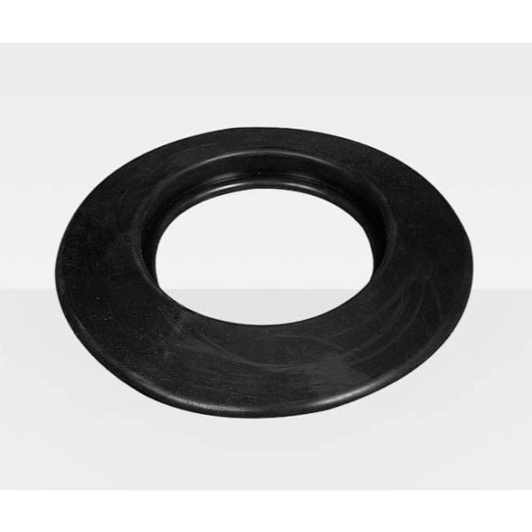 2" Wall Plate Square Plastic (Black)