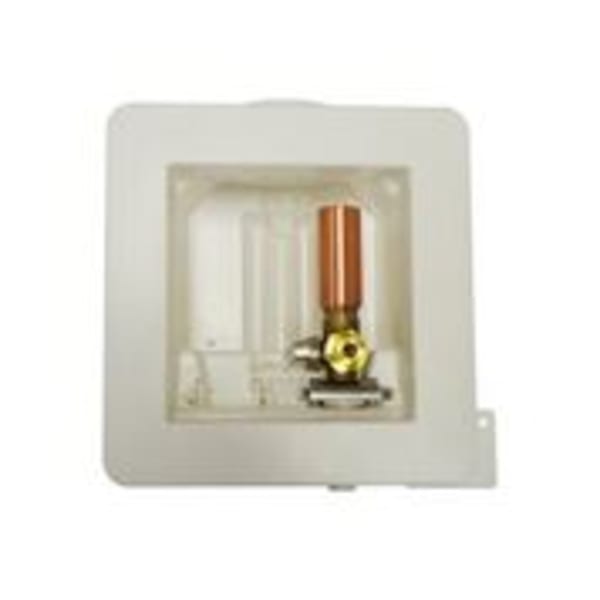 Ice Maker One Stop Box™ with Water Hammer Arrester Rough-In Kit  - 1/2" F1960 Expansion x 1/4" COMP