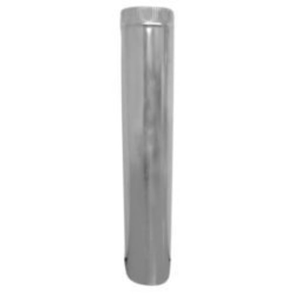3" x 24" - 26 Gauge Pipe - Snap Lock