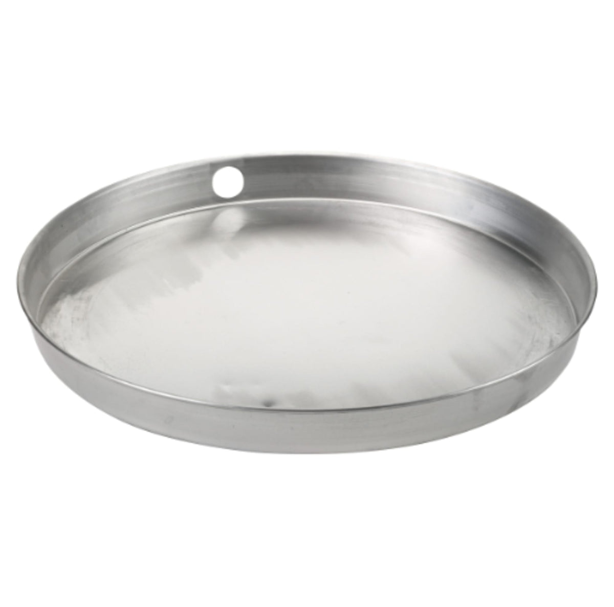 IPS 26″ ID x 28″ OD Pan, Aluminum Water Heater Pan, 1″ x 1-1/2″ PVC Drain Connection