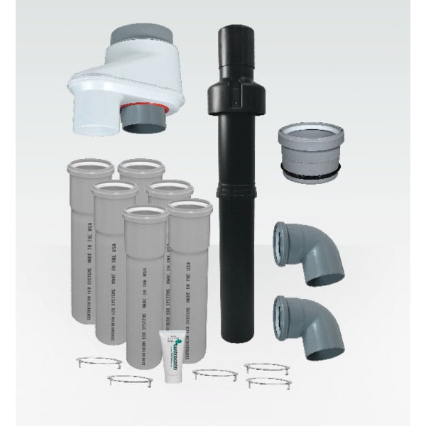 3" Single Wall Quick Kit Roof Termination