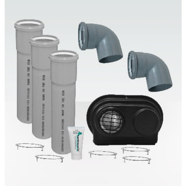 3" Single Wall Quick Kit LoProfile Wall Trm