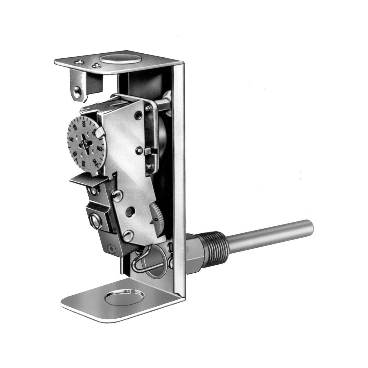 Resideo L4006B1007/U Aquastat, Makes on Rise, 100–240°F, Non-Adjustable Differential