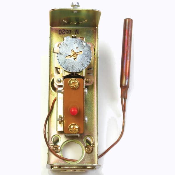 High Limit Aquastat Controller, Range 130-270 °F, manual reset, SPST, contacts break on temperature rise