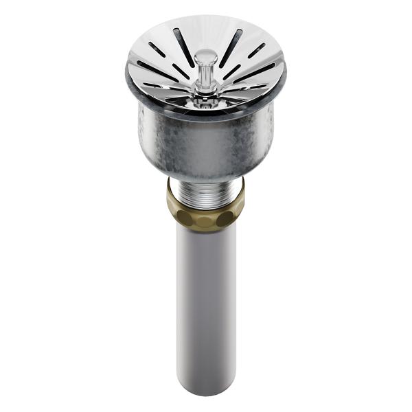 Elkay LKPDQ1CR Perfect Drain Fitting Type 304 Stainless Steel Body and Strainer Chrome