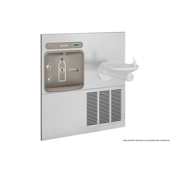 Elkay ezH2O Retrofit Bottle Filling Station for SwirlFlo Fountain Filtered Refrigerated Stainless