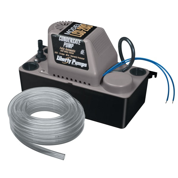 Condensate Pump, 115V. Auto w/safety switch, 20' max. head, with 20' tubing kit