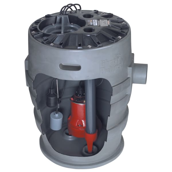 1/2 HP, Simplex Sewage Package, 1 PH, 115V, 2" Discharge, 10' cord