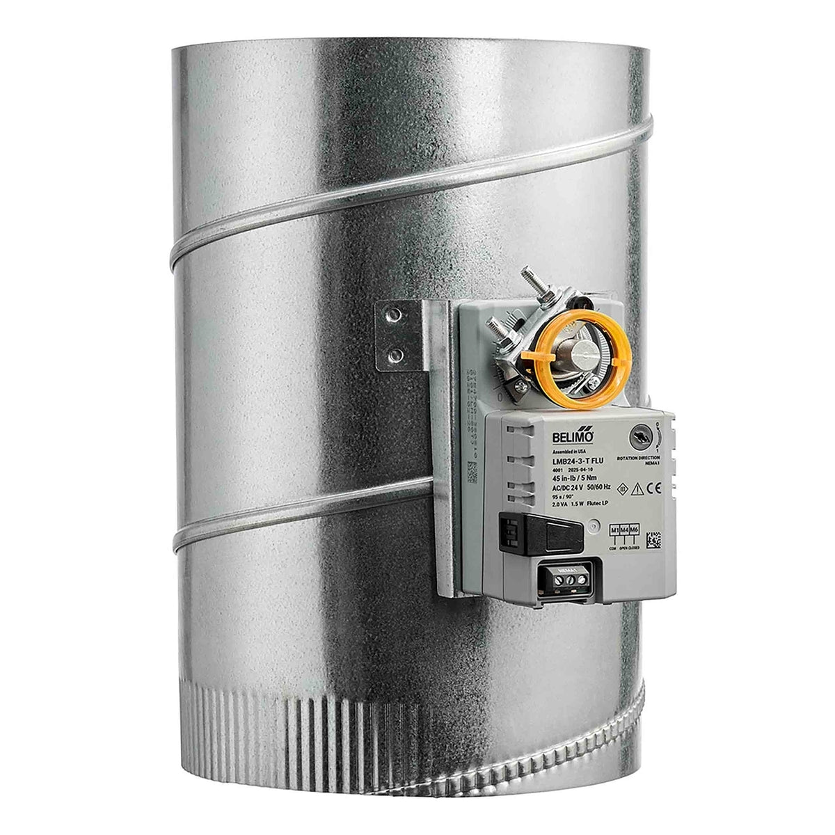 Honeywell Home MARD16/U Modulating Automatic Round Damper, 16 in