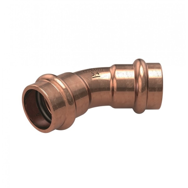1-1/8" ACR Press Fitting - Elbow - 45°