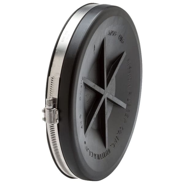 1-1/2" Rubber End Cap for Cast Iron/ Plastic/Steel 0701011