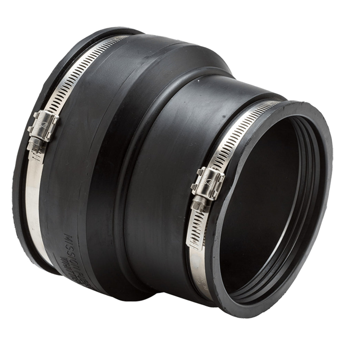 Mission Rubber 4" Cast Iron/Plastic to 4" Cast Iron/Plastic Unshielded Rubber Coupling 1404037