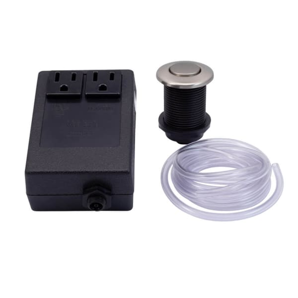Round Classic Waste Disposer Air Switch with Direct Plug-In - Oil Rubbed Bronze