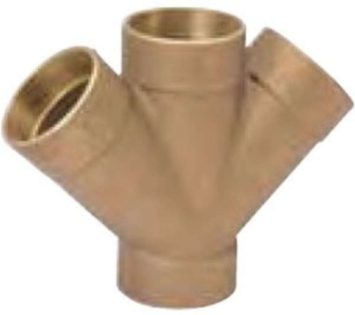 Mueller Streamline 1-1/2" Copper Fittings - DWV - Double Wye C x C x C x C