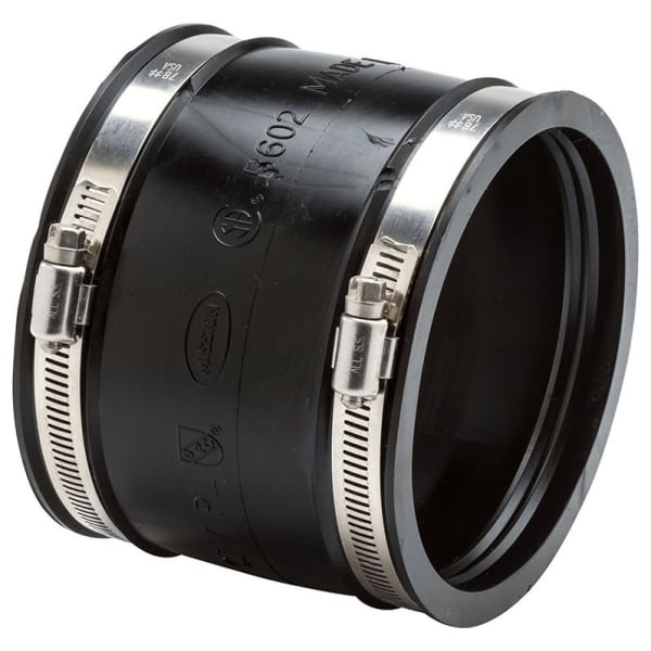 6" Ductile Iron/Cement to 6" Cast Iron/Plastic Unshielded Rubber Coupling 1406511