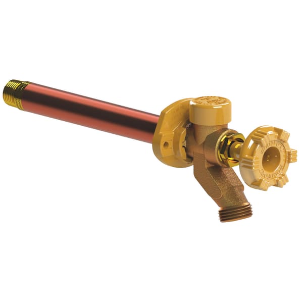 Model 17 - Freezeless Hydrants Sweat, 1/2" - 3/4" Connection, Wall Depth - 12", Metal Handle
