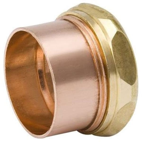 1-1/2" Copper Fittings - DWV - Trap Adapter C x SJ