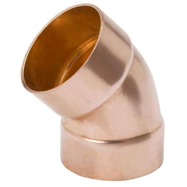 1-1/2" Copper Fittings - DWV - 45 Degree Elbow C x C