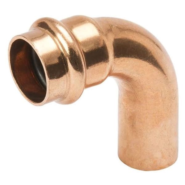 2-1/2" Copper Press Fittings - 90 Degree Long Turn Street Elbow Ftg x P
