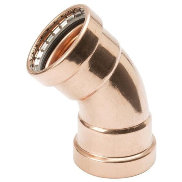 2-1/2" Copper Press Fittings - 45 Degree Elbow P x P