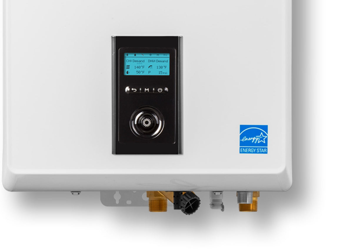 Navien High Efficiency Condensing Heating Boiler Max Htg Input: 80,000 BTU/h, Indoor Wall-Hung