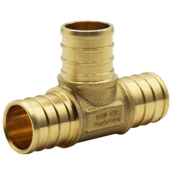 3/4" PEX Tee (Crimp(F1807)) - Brass